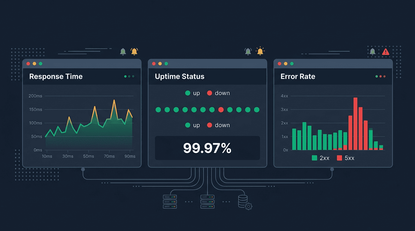 How Do You Monitor API Response Time, Uptime, and Error Rates in Real Time?