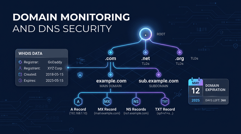 Domain Monitoring Guide: DNS Changes, Expiration Alerts, and Domain Security