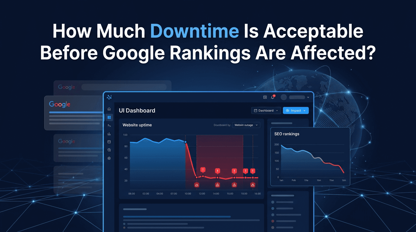 Quelle est la durée d’indisponibilité acceptable avant que les classements Google ne soient affectés ?